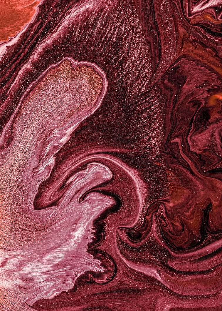 Ásvány kő mintás fotótapéta piros rózsaszín meleg színekkel