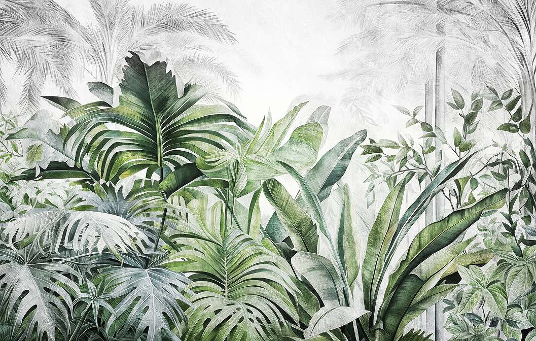 Design fotótapéta egyedi méretben dzsungel mintával