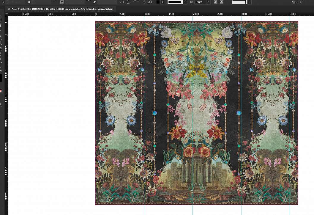 Design fotótapéta egyedi méretben dzsungel mintával