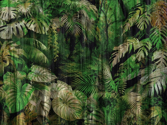 Trópusi élővilágos gyerek fotó tapéta egyedi méretben 235x270cm