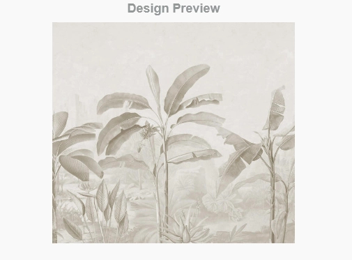 Egyedi méretű natúr dzsungel mintás fotótapéta 