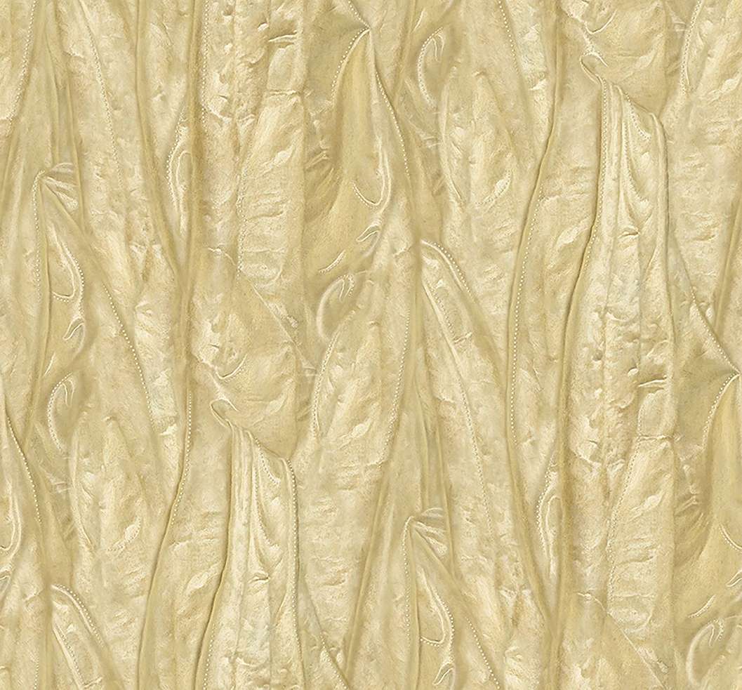 Eijffinger posztertapéta bársony drapéria mintával arany színben