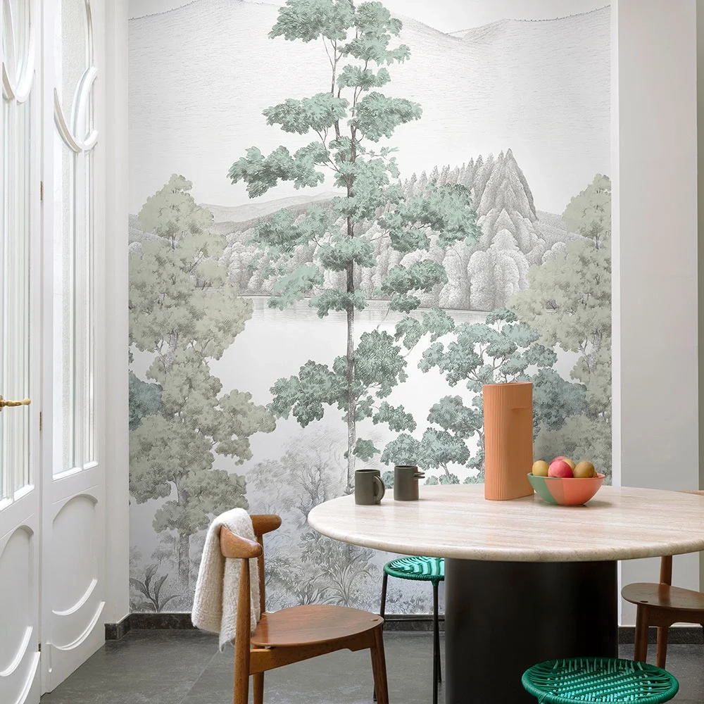 Tavi tájkép mintás design fotótapéta
