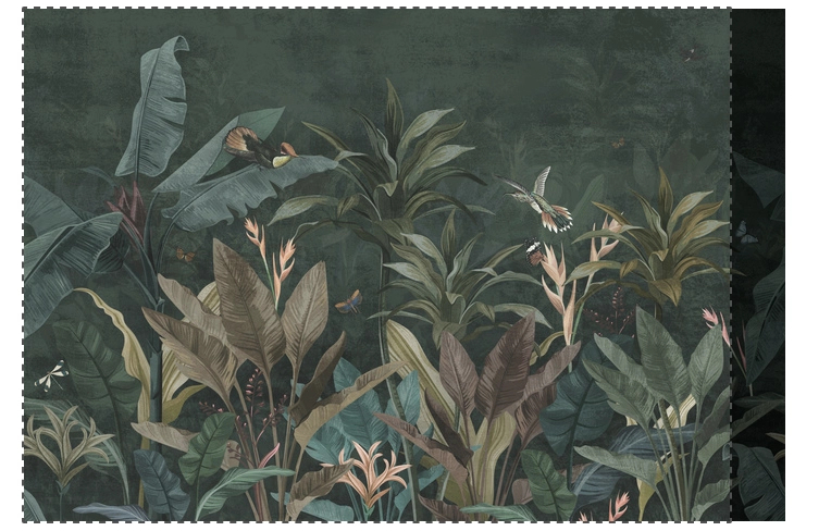 Fotótapéta banánpálma mintával natúr színben egyedi 340x200cm méretben