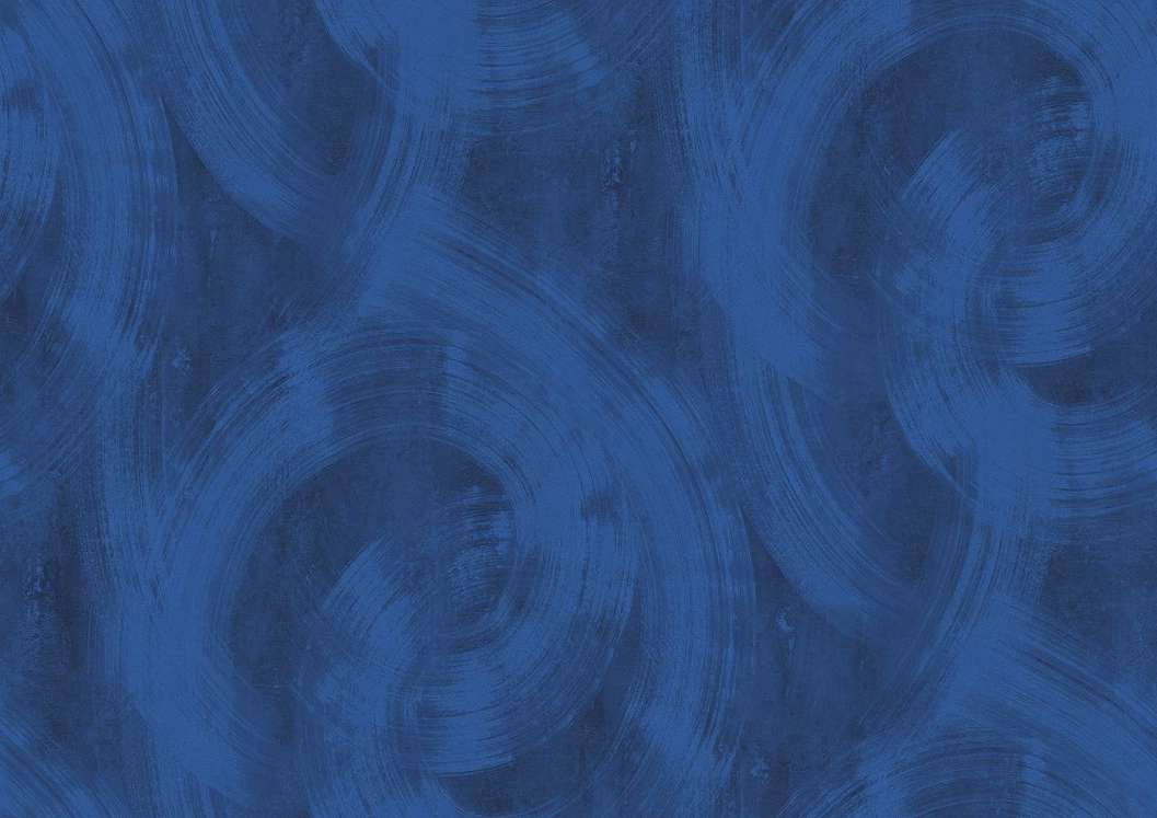 Fotótapéta modern kék körökkel díszített mintázattal