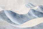Fotótapéta szürkéskék absztrakt óriás hullám mintával