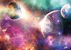 Fali poszter bolygó és univerzum mintával gyerekszobába