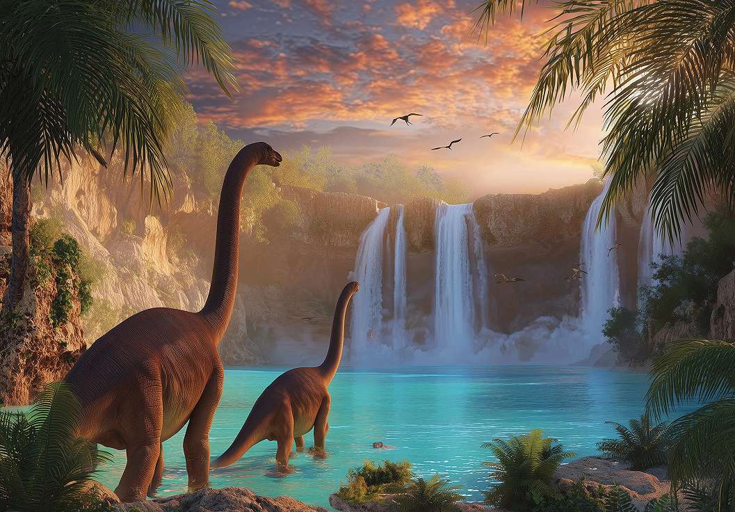 Gyerek posztertapéta dinós mintával 368x254 vlies