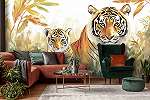 Fotótapéta tigrisanya és kölyök mintával 368x254 vlies