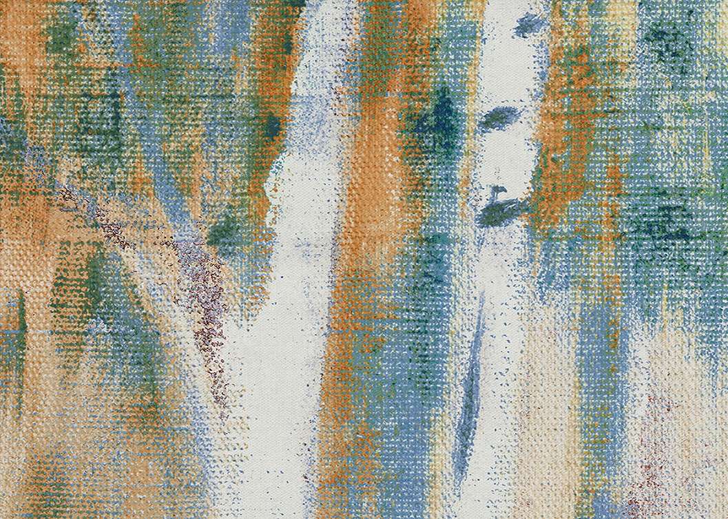 Luxus Jannelli&Volpi poszter tapéta fényes festett erdő mintával struktúrált felülettel