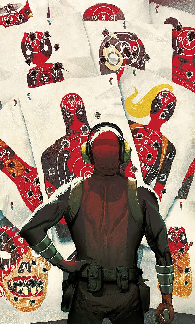 Marvel fotótapéta Céllövölde Deadpool-al Tini szobába