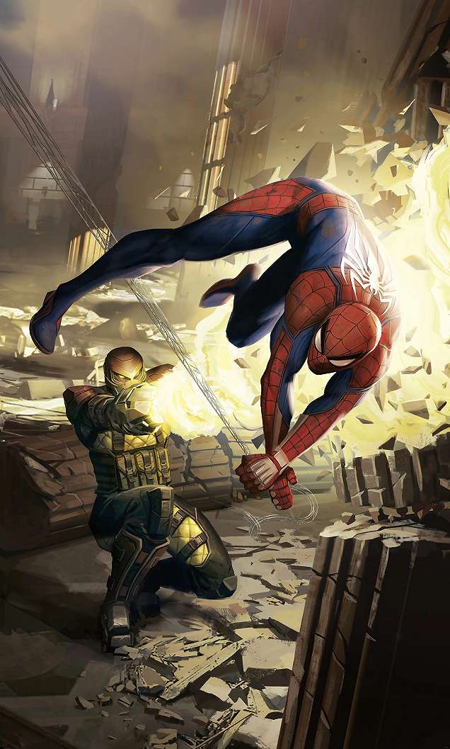 Posztertapéta tini szobába Marvel Pókember kitérés