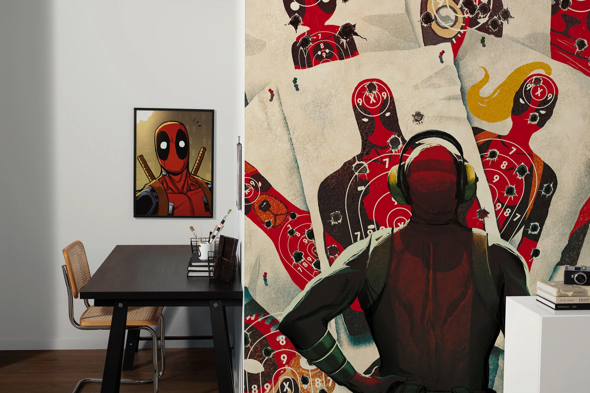 Marvel fotótapéta Céllövölde Deadpool-al Tini szobába