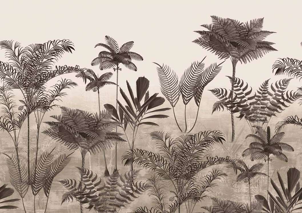 Modern pálmafa trópusi botanikus fotótapéta