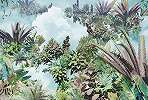 Fali poszter trendi trópusi pálmafa mintával