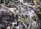 Fekete arany márvány mintás óriás fali poszter 368x254 vlies
