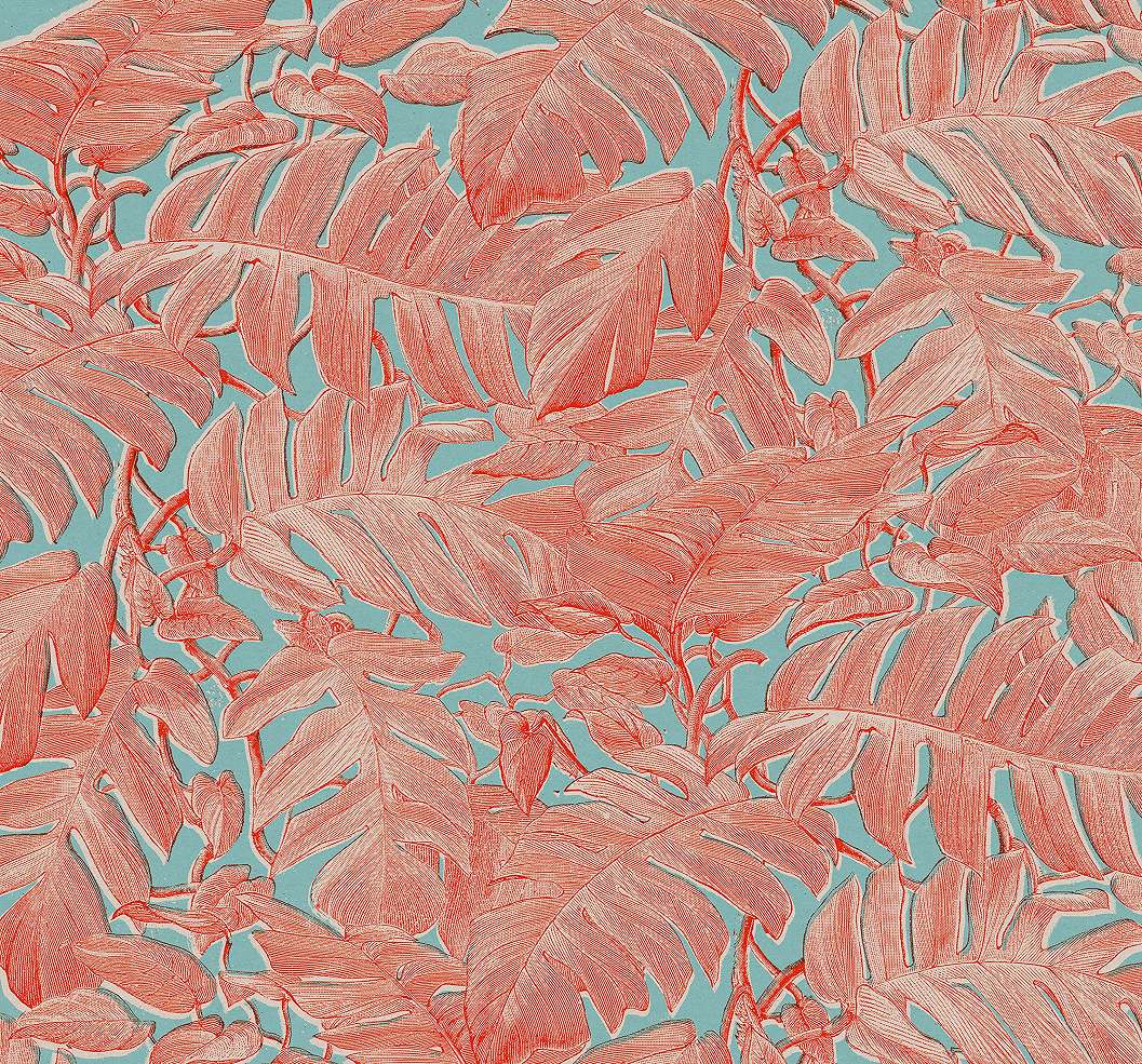 Óriás rózsaszín pálmalevél mintás fotótapéta