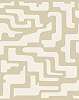 Geometriai mintás fotótapéta beige színben