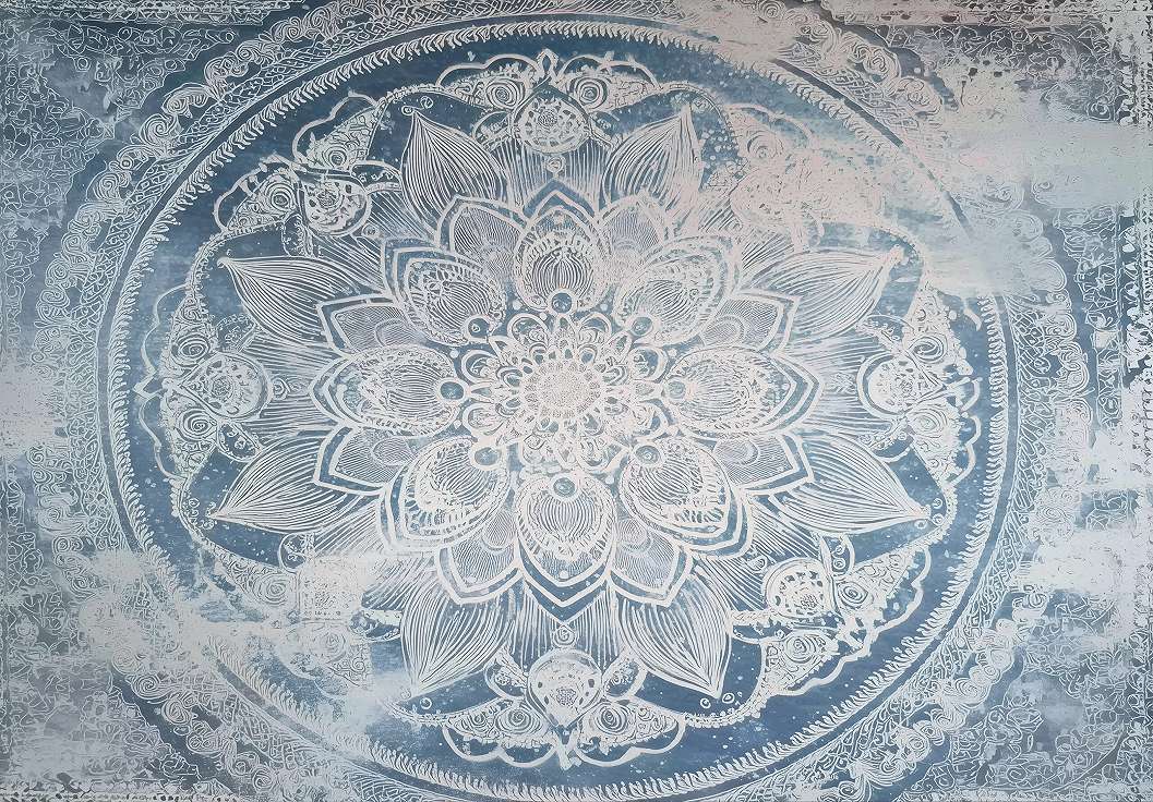 Poszter tapéta mandala mintával 368x254 vlies