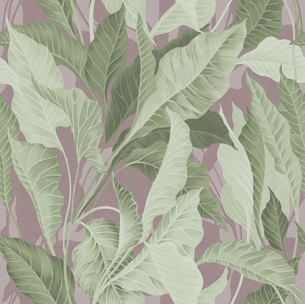 Poszter tapéta nagyméterű pálmalevél mintával