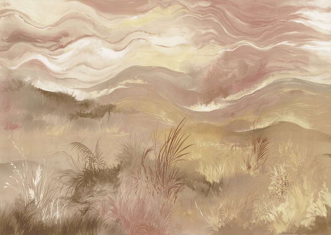 Poszter tapéta színátmenetes művészi tájkép mintával