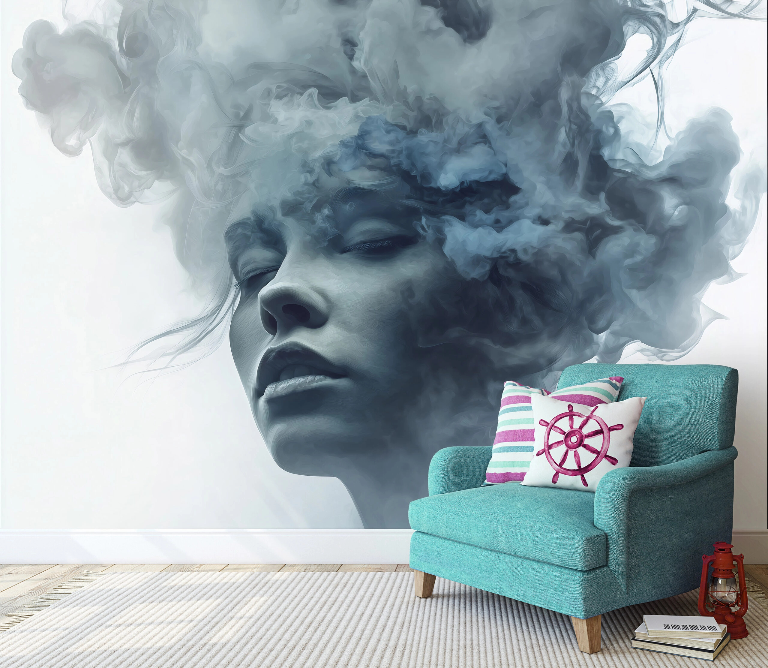 Fotótapéta absztrakt női arc mintával 368x254 vlies