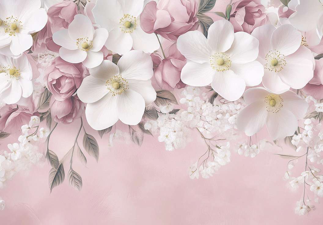 Posztertapéta jázmin virág mintával 368x254 vlies