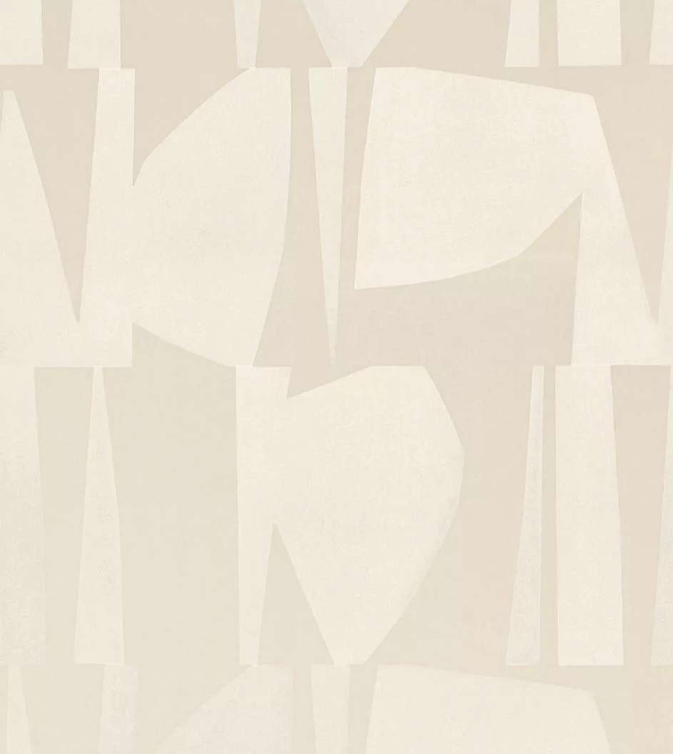 Posztertapéta krém nonfiguratív mintáva 250 cm x 280 cm