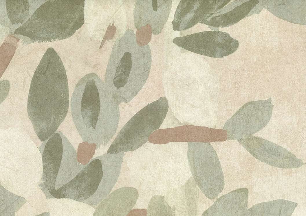 Posztertapéta liget mintával pasztel színekben