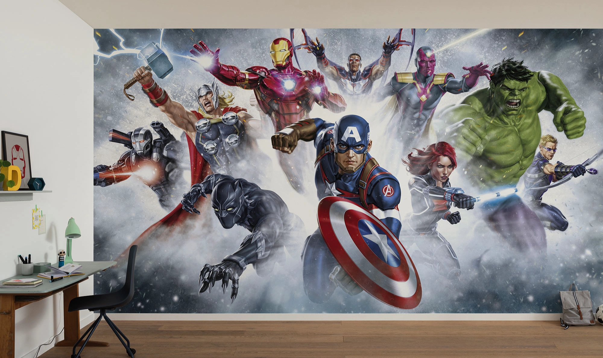 Tini fotótapéta Marvel-Bosszúállók támadó csoportkép