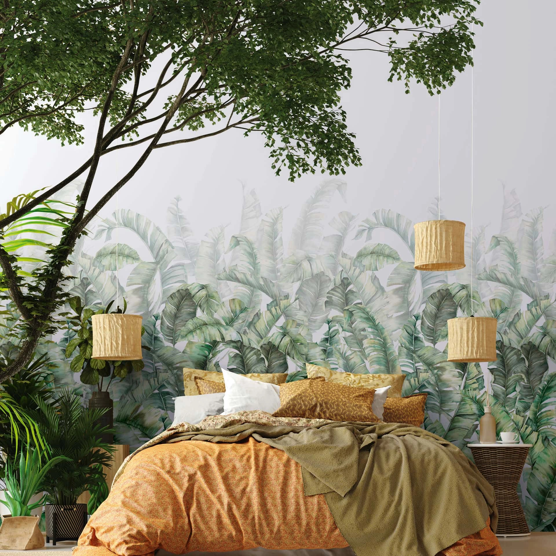 Dzsungel mintás design fotótapéta
