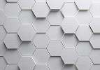 Fotótapéta 3D hatású hatszög mintával 368x254 vlies