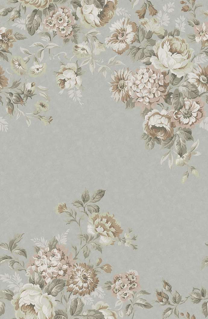 Óriás rózsa mintás skandináv stílusú design posztertapéta