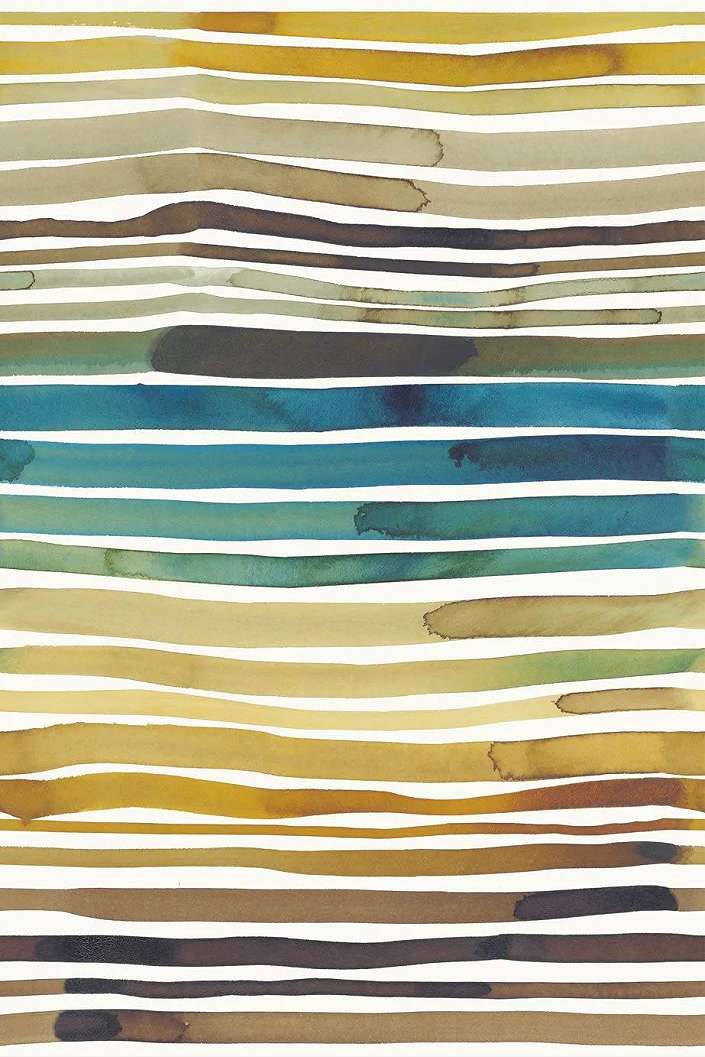 Sokszínű akvarell hatású csíkos mintás Eijffinger luxus fotótapéta