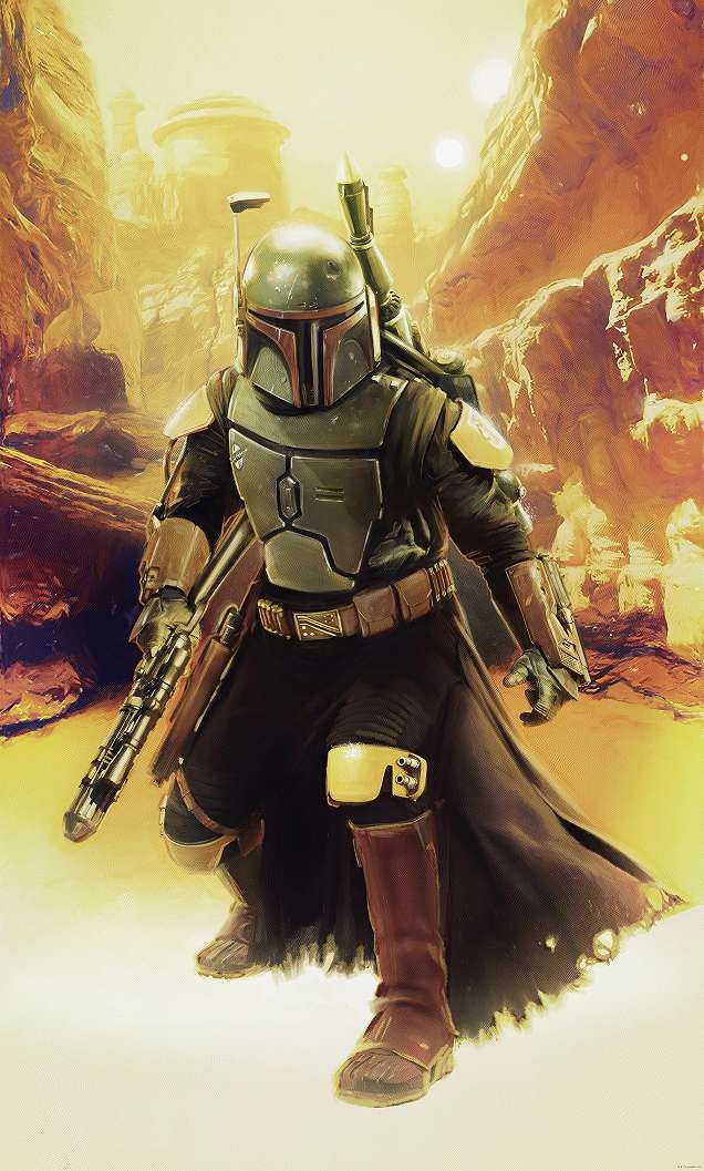 Star Wars fotótapéta Lopakodó Boba Fett Tini szobába
