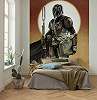 Star Wars fotótapéta Grogu tarisznyában a Mandalóri vállán Tini szobába