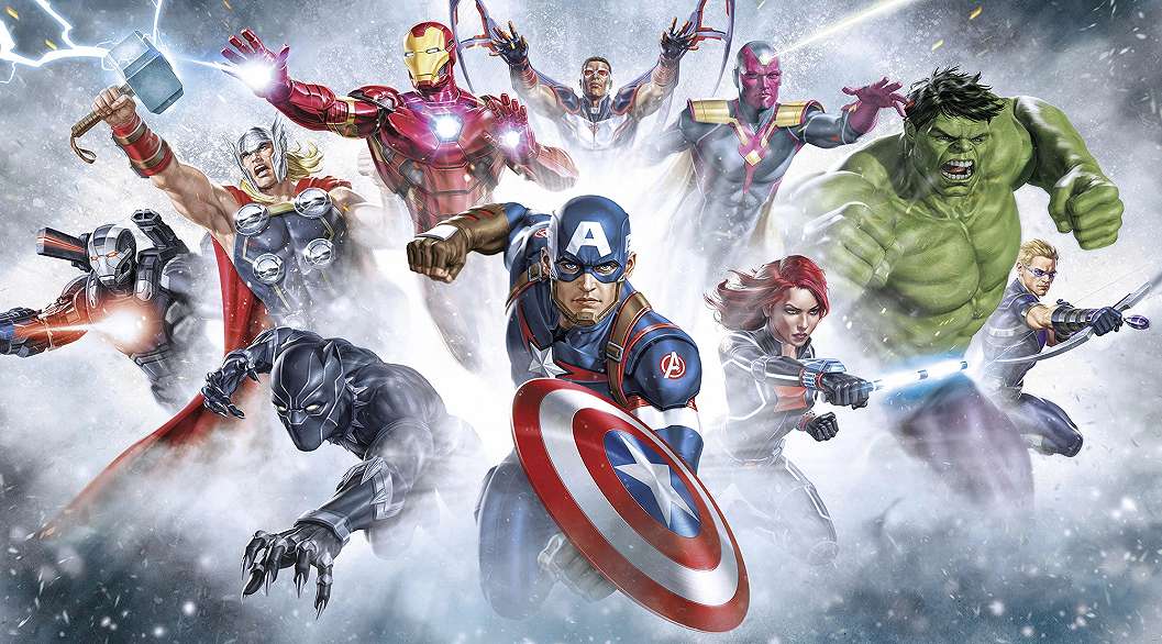 Tini fotótapéta Marvel-Bosszúállók támadó csoportkép
