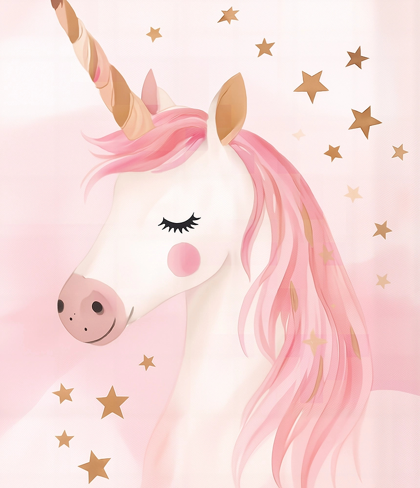 Unikornis mintás egyedi fotótapéta