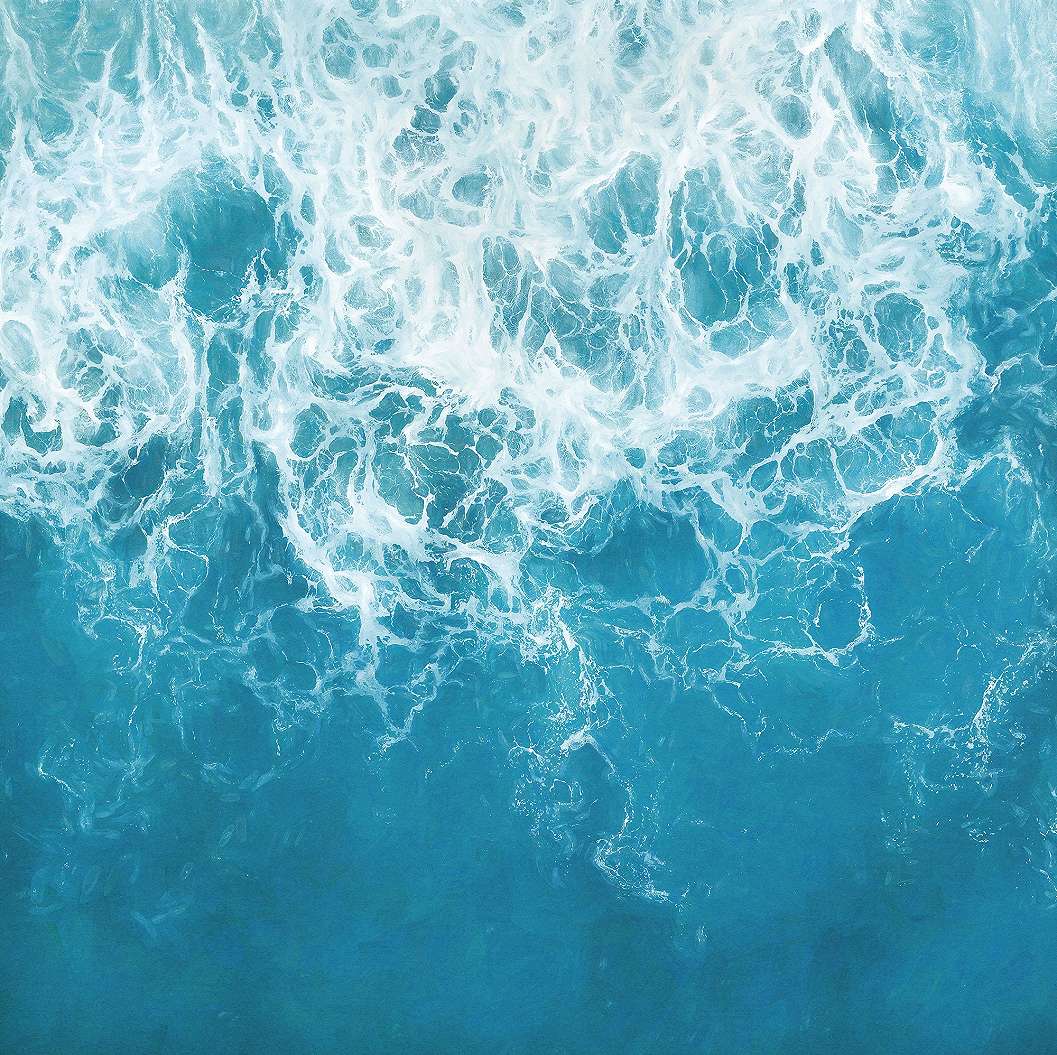 Vlies fotótapéta kék tengeri mintával