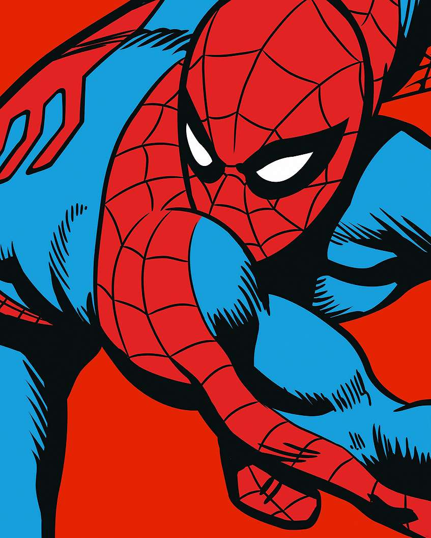 Vlies fotótapéta Marvel pókember mintával