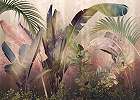 Vlies fali poszter utópisztikus trópusi dzsungel mintával