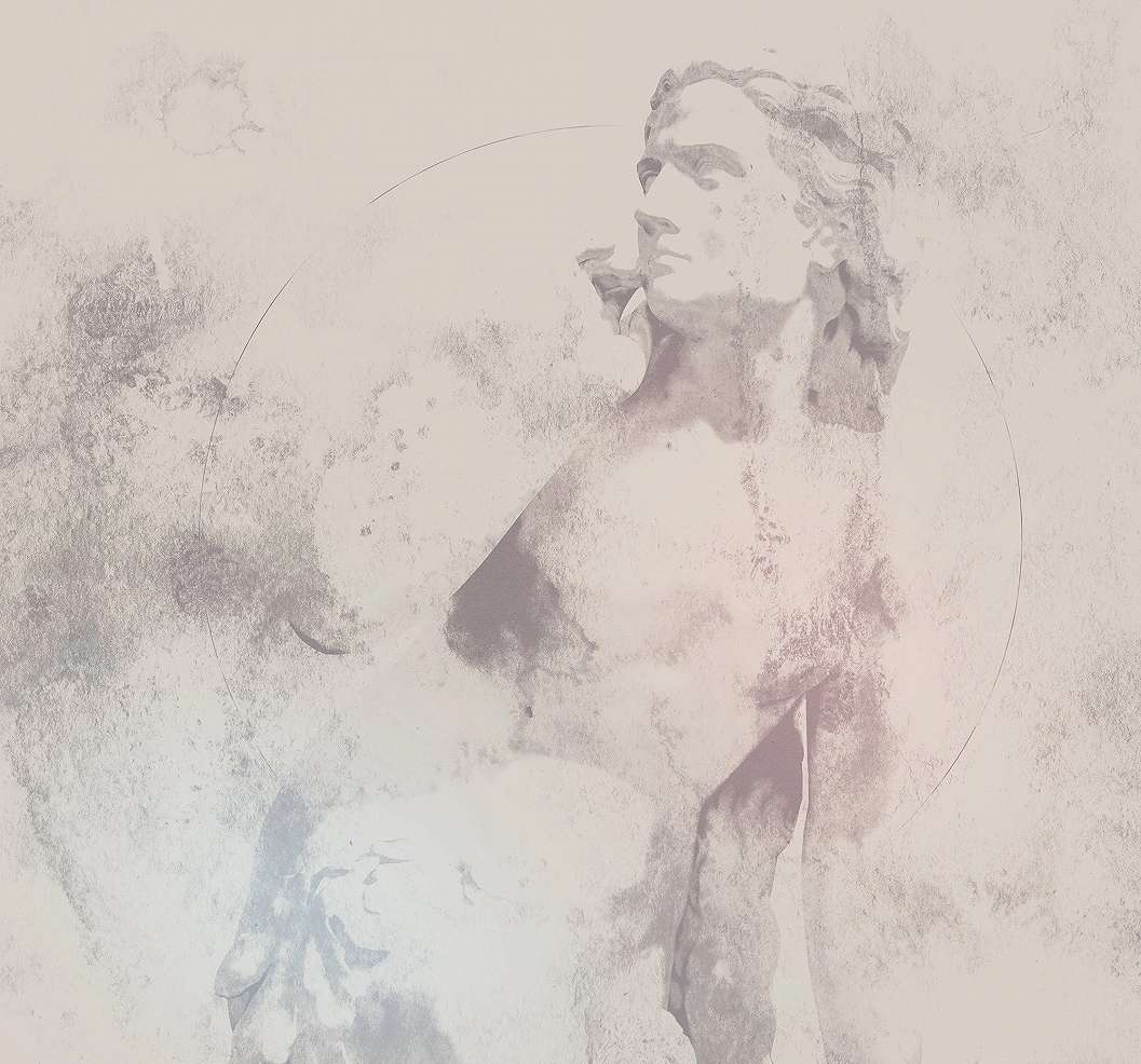 Vlies fotótapéta női szobros mintával