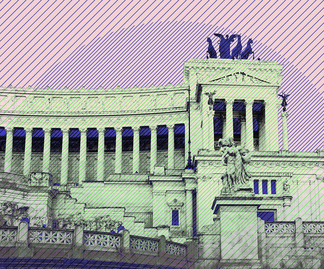 Vlies fotótapéta Róma város látképpel modern stílusban