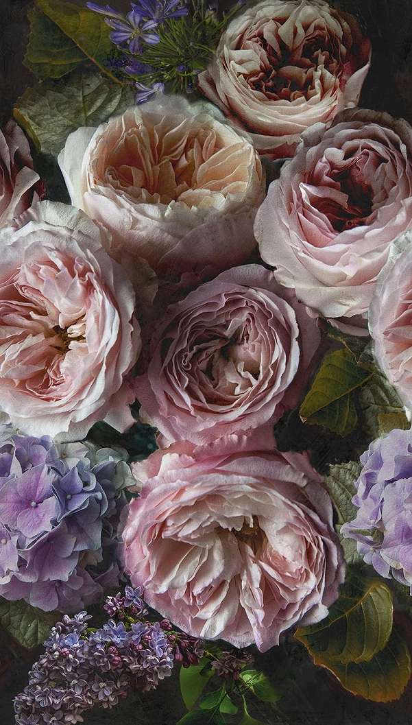 Vlies fotótapéta romantikus rózsa virág mintával