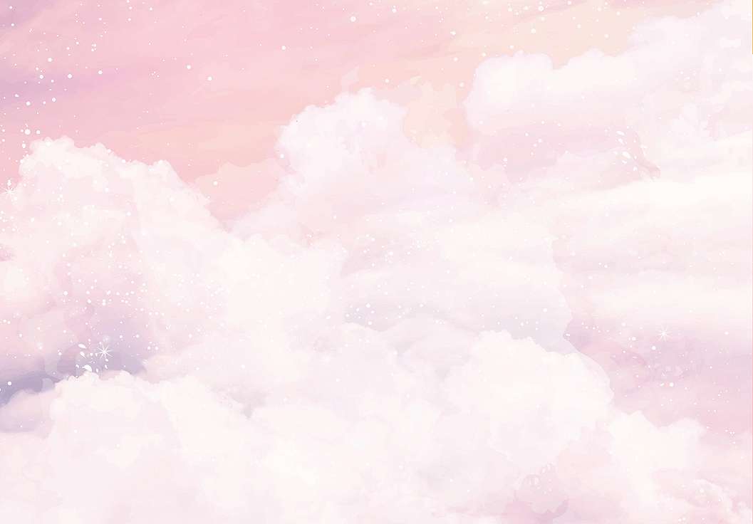 Vlies fotótapéta rózsaszín felhős mintával 368x254 vlies