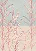 Skandináv stílusú minimál leveles mintás poszter tapéta