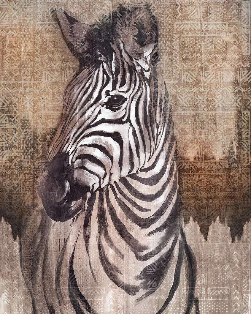 Zebra mintás vlies fotótapéta
